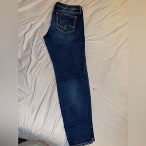 Silver Skinny Jean